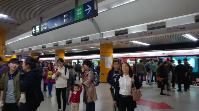 Beijing subway station...not so hard to use
